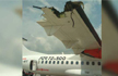 2 Passenger planes collide on runway. Wing destroyed